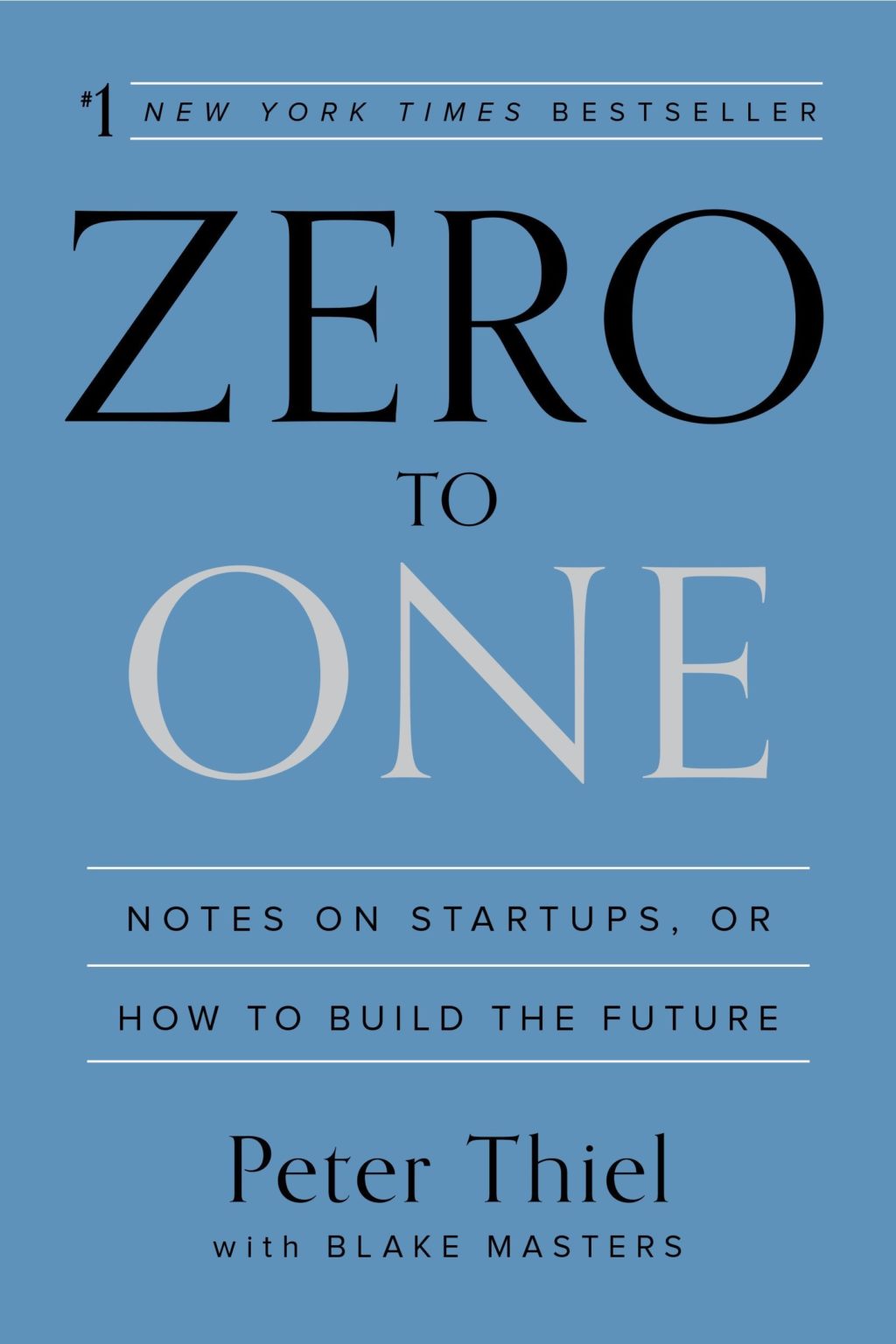 Cover of Zero to One by Peter Thiel
