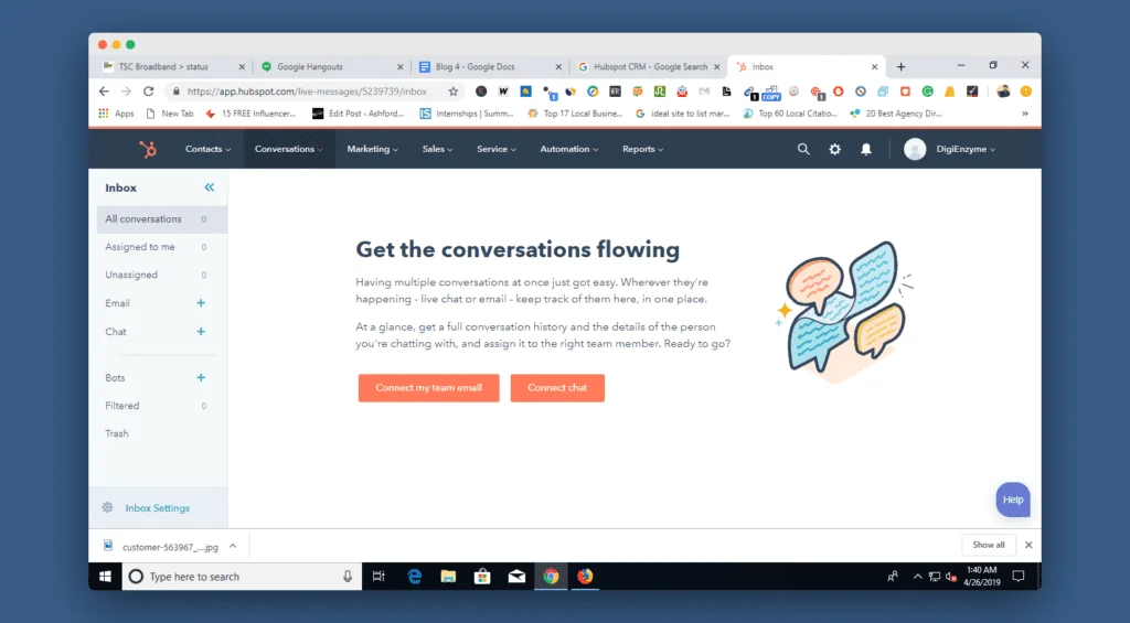 Chat Integration- Features of CRM