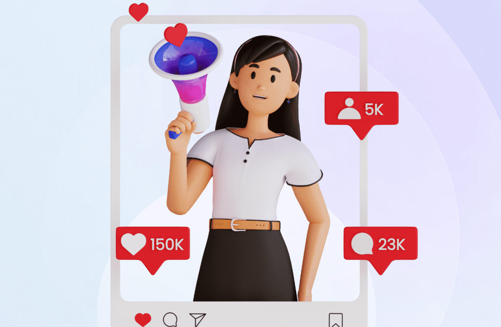 Social media growth